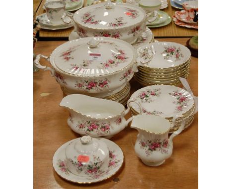 A Royal Albert part ***DINNER/TEA*** service in the Lavender Rose pattern