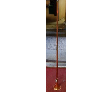 A copper and brass mounted hunting horn 