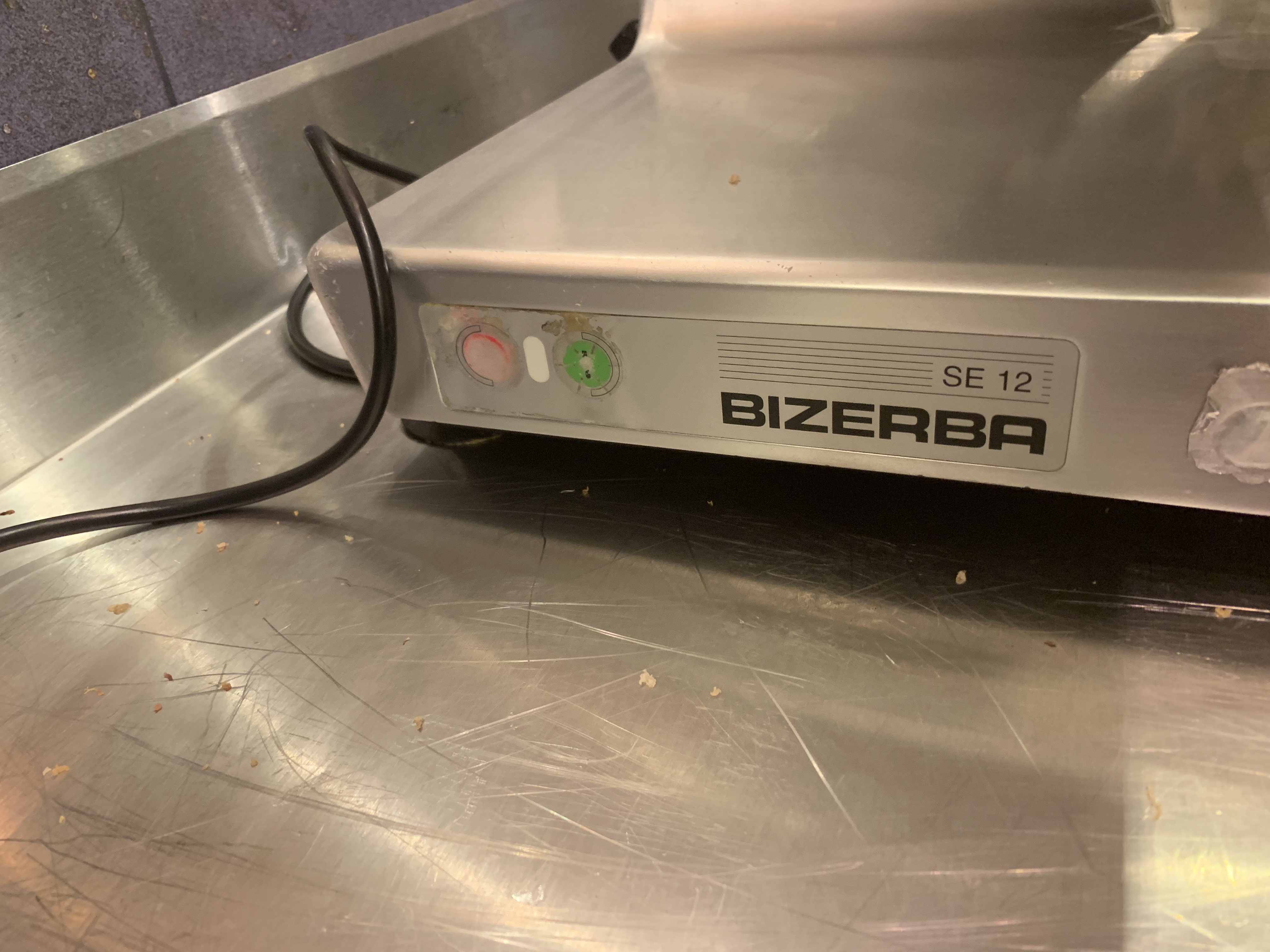 i x All S/S Bizerba SE 12 Slicer Complete with various spares Lift OUt