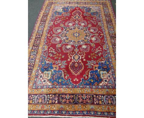 A Tabriz carpet, Iranian Azerbaijan, 297cm by 196cm