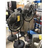 (2) Dayton Shop Fans