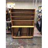 Wood Shelving Unit (Does Not Include Contents)