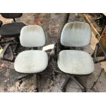 (2) Blue Chairs