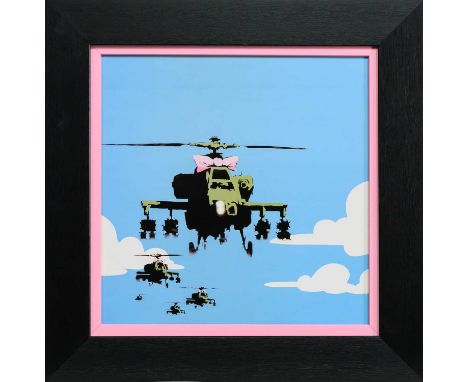 * BANKSY (BRITISH b. 1974), DIRTY FUNKER (HAPPY CHOPPERS)  offset lithograph print on vinyl cover, doublesided, Flat Beat 200