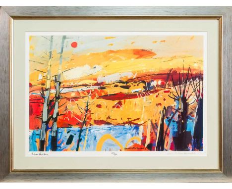 * HAMISH MACDONALD DA PAI (SCOTTISH 1935 - 2008), AUTUMN, PERTHSHIRE limited edition print on paper, signed, titled and numbe