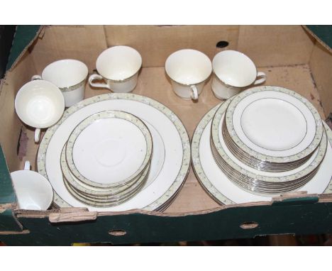 A Minton Wimbledon pattern part tea and dinner service 