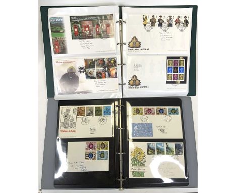 GB - Seven albums of first day covers some appear to be arranged by month and year. Examples to include 25th Jan 1996 - Novem