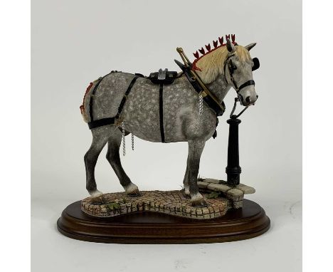 A Country Artists Country Legacy model of a horse "Percheron", modelled by David Ivey, height 25cm