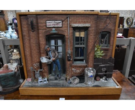 Michael Garman (b.1938 USA) - 'Yesterdays News With Magic' a large and very scarce early multi-dimensional diorama sculpture,