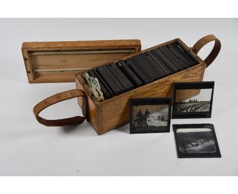 An interesting collection of sixty-three magic lantern slides depicting the 1912/13 Balkan War, Native Rising South Africa 19