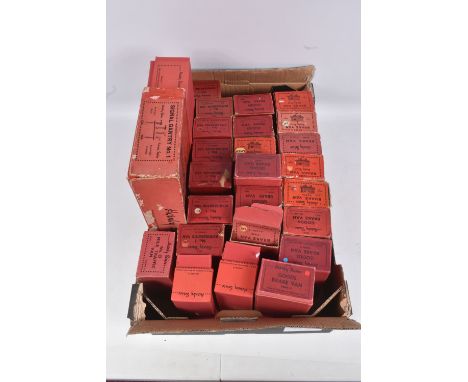 A COLLECTION OF BOXED HORNBY O GAUGE WAGONS, includes 2 x No.0 Milk Traffic Van, majority are No.1 or No.50 Cattle Truck incl