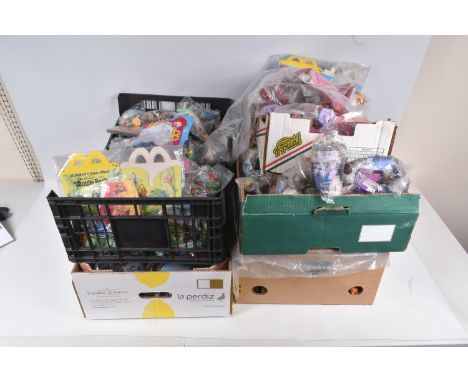 A QUANTITY OF MCDONALDS DISNEY COLLECTABLE TOYS, majority bagged to include 1993 Jungle Book with some flat relatin boxes , 1