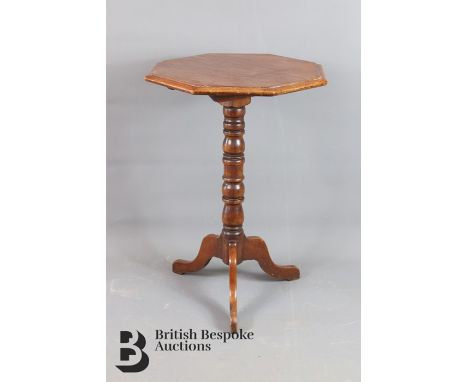 Small occasional table, on tripod base.
