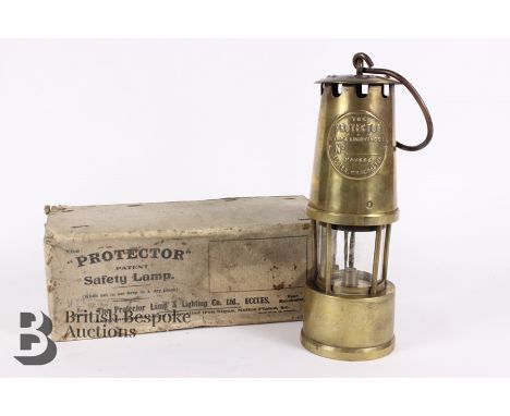 Eccles 'The Protector' Safety Miner's Lamp, in the original box.