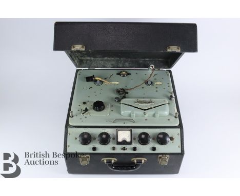 A Ferrograph Reel to Reel recorder serial no 5725, together with a Ferrograph recorder test set R.T.S.2, serial 3159, and a F