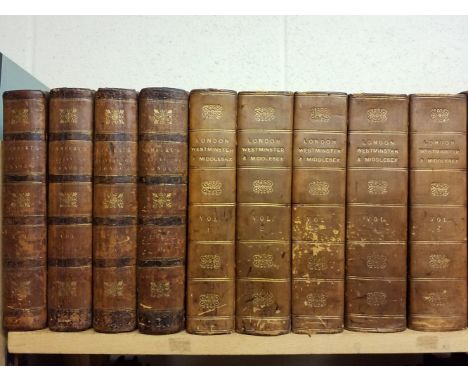 Lambert (B.). The History and Survey of London And its Environs. From the earliest period to the present time, 4 volumes, Lon