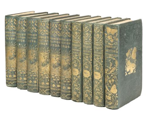 Morris (Francis Orpen). A History of British Birds, 6 volumes, 1st edition, later issue, London: Groombridge &amp; Sons, 1866