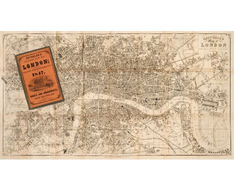 London. Reynolds (James), Reynold's Map of London with the Latest Improvements, 1847, uncoloured folding map, drawn and engra