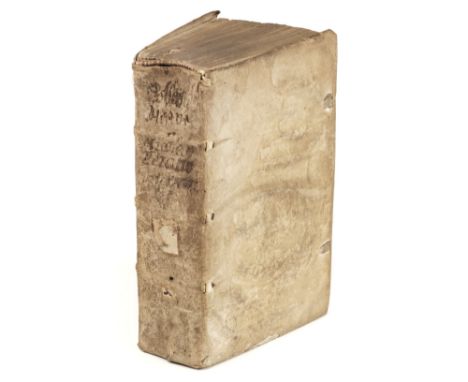Polybios. Megapolitani historiarum libri priores quinque, Lyon: Gryphius, 1554, textblock detaching from spine, near contempo