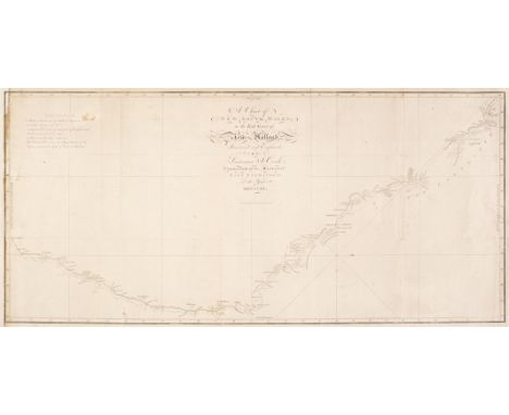 Australia. Cook (James), A Chart of New South Wales or the East Coast of New Holland Discover'd and Explored by Lieutenant J.