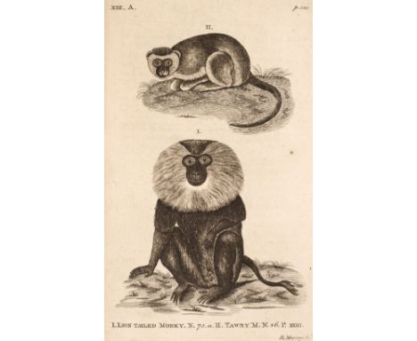 Pennant (Thomas). History of Quadrupeds, 2 volumes, 2nd edition, London: B. White, 1781, engraved title-pages, 52 engraved pl