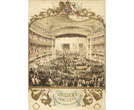 * Opera. Jullien's Bal Masque, Covent Garden Theatre, circa 1847, chromolithograph print, one or two light marks, 32.5 x 23 c