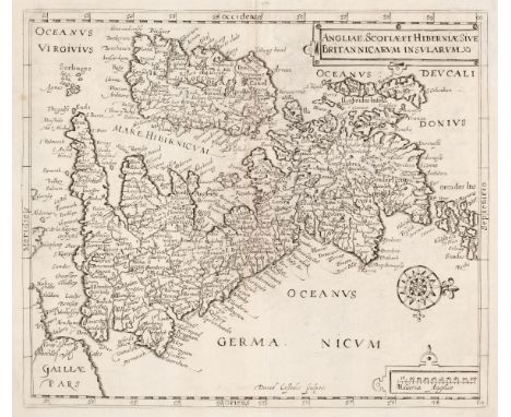 British Isles. Custodis (David), Angliae, Scotiae et Hiberniae Britannicarum Insularum, Frankfurt [1627], uncoloured engraved