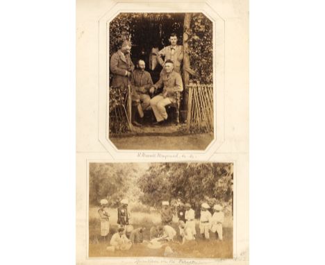 * Maynard Family. A pair of Victorian photograph and scrap albums, compiled by Gabrielle M. Maynard of Oakfields, Hawkhurst, 