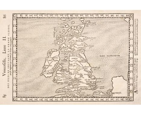 British Isles. De Belleforest (Francois &amp; Ruscelli Girolamo), Des Isles de Bretagne, La Grand' Albion qui est Angleterre 