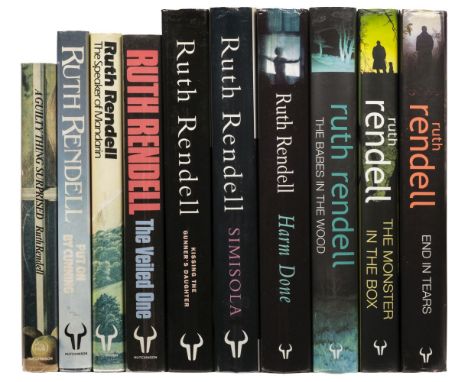 Rendell (Ruth). A Guilty Thing Surprised, 1970; Put on by Cunning, 1981; The Speaker of Mandarin, 1983; The Veiled One, 1988,
