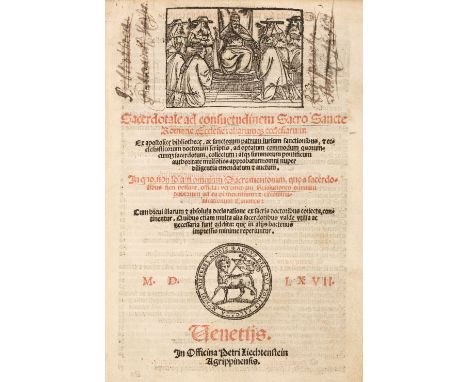 Catholic Church. Sacerdotale ad consuetudinem Sacro Sancte Romane Ecclesie: aliarumque ecclesiarum: ex apostolice bibliothece