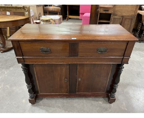 A Victorian mahogany chiffonier base. 42' wide
