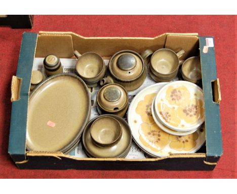 A Denby stoneware part tea and dinner service