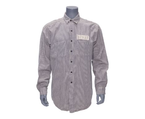 THE SHAWSHANK REDEMPTION (1994) - Andy Dufresne's (Tim Robbins) Screen-Matched Prison Shirt - Andy Dufresne's (Tim Robbins) s