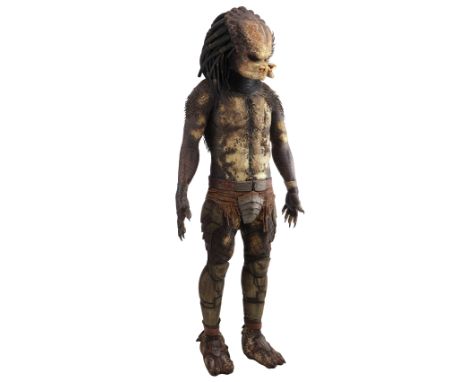 PREDATORS (2010) - Classic Predator's (Derek Mears) Screen-Matched Bio-Mask and Distressed Costume with Decapitated Head - Cl