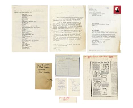 STAR WARS: A NEW HOPE (1977) - Charles Lippincott Collection: Production Documents on Early Interest in Star Wars Merchandisi