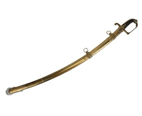 NAPOLEON (2023) - Napoleon's (Joaquin Phoenix) Stunt Sword in Scabbard - Napoleon's (Joaquin Phoenix) stunt sword in its scab