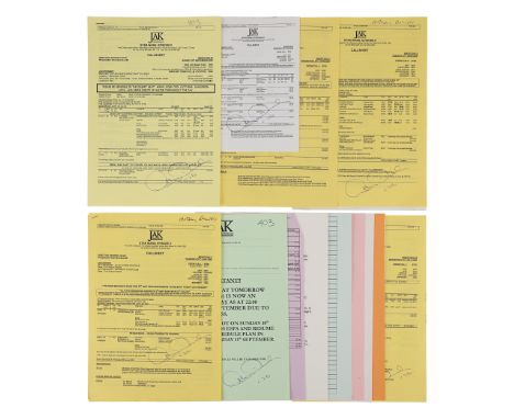 STAR WARS: ATTACK OF THE CLONES (2002) - Anthony Daniels Collection: Autographed Call Sheets and Production Paperwork - Antho