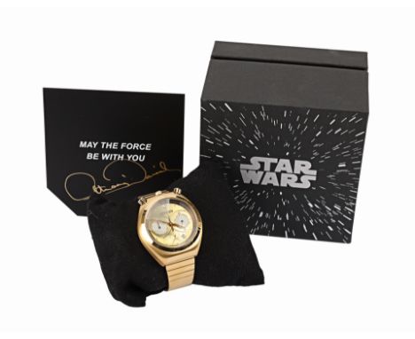 STAR WARS MERCHANDISE - Anthony Daniels Collection: Citizen C-3PO Tsuno Watch with Anthony Daniels Autographed Card - A Citiz