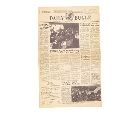 THE SHAWSHANK REDEMPTION (1994) - Production-Made Portland Daily Bugle Newspaper Cover - A Portland Daily Bugle newspaper cov