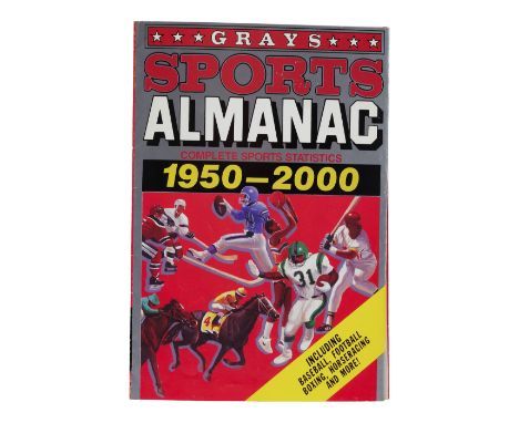 BACK TO THE FUTURE PART II (1989) - Grays Sports Almanac Dust Jacket - A Grays Sports Almanac dust jacket from Robert Zemecki