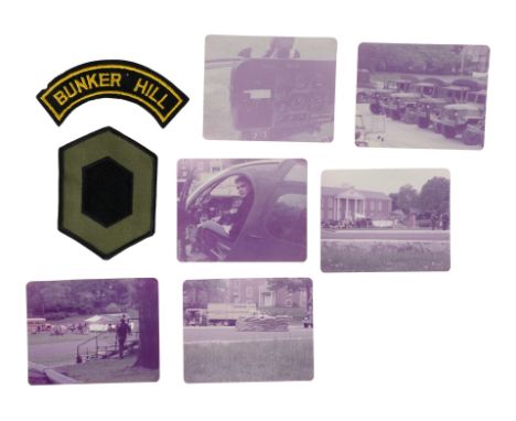 TAPS (1981) - Pair of Cadet Patches and Set of Six Production Photos - A pair of cadet patches and a set of six production ph