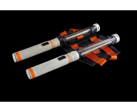 LIFE (2017) - Pair of Light Wands with Holster - A pair of light wands with a holster from Daniel Espinosa's Life. Dr. David 
