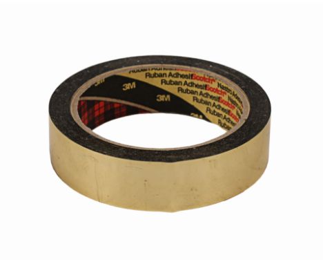 STAR WARS: PREQUEL TRILOGY (1999-2005) - Anthony Daniels Collection: Gold C-3PO Costume Repair Tape - A roll of gold C-3PO co