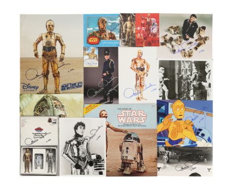 STAR WARS: VARIOUS PRODUCTIONS - Anthony Daniels Collection: Collection of Photos, Prints and Items Autographed by Anthony Da