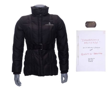 INGLOURIOUS BASTERDS (2009) - Script, Crew Dog Tag, and Crew Jacket - A script, crew dog tag, and crew jacket from Quentin Ta