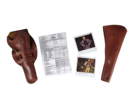 DEADWOOD (2004-2006) - Calamity Jane's (Robin Weigert) and Whitney Ellsworth's (Jim Beaver) Holsters, with Polaroids, and Pro