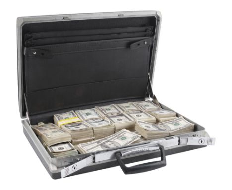 PAM &amp; TOMMY (2022) - Milton "Uncle Miltie" Ingley's (Nick Offerman) Money-Filled Briefcase - Milton "Uncle Miltie" Ingley