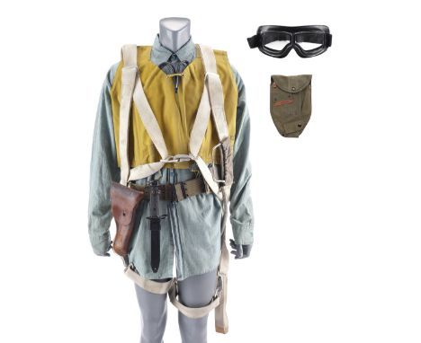 MIDWAY (2019) - Bruno Galdo's (Nick Jonas) Holster and Costume Components - Bruno Galdo's (Nick Jonas) holster and costume co