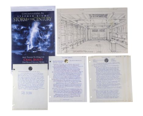 THE WARRIORS (1979) - Don Swanagan-Signed Printed Set Design with Warriors and Furies Fight Sequence Notes - Don Swanagan-sig